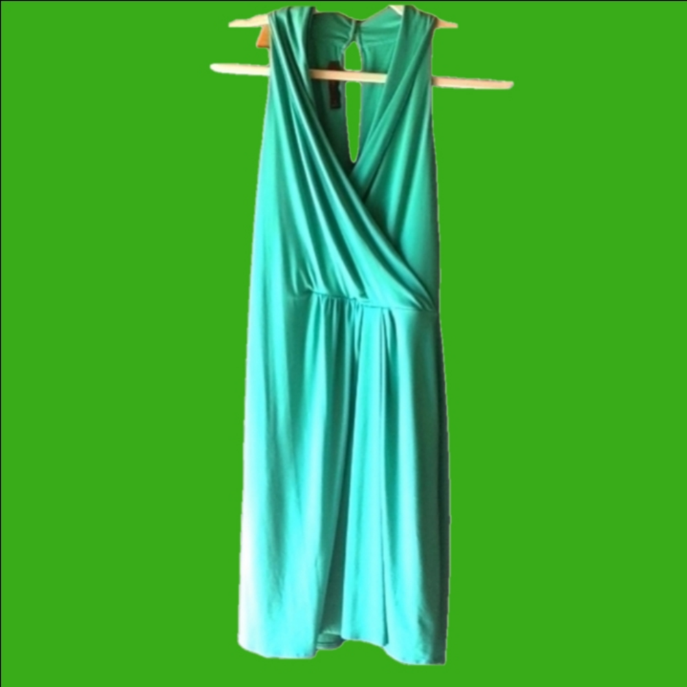 The Limited green dress sleeveless size M